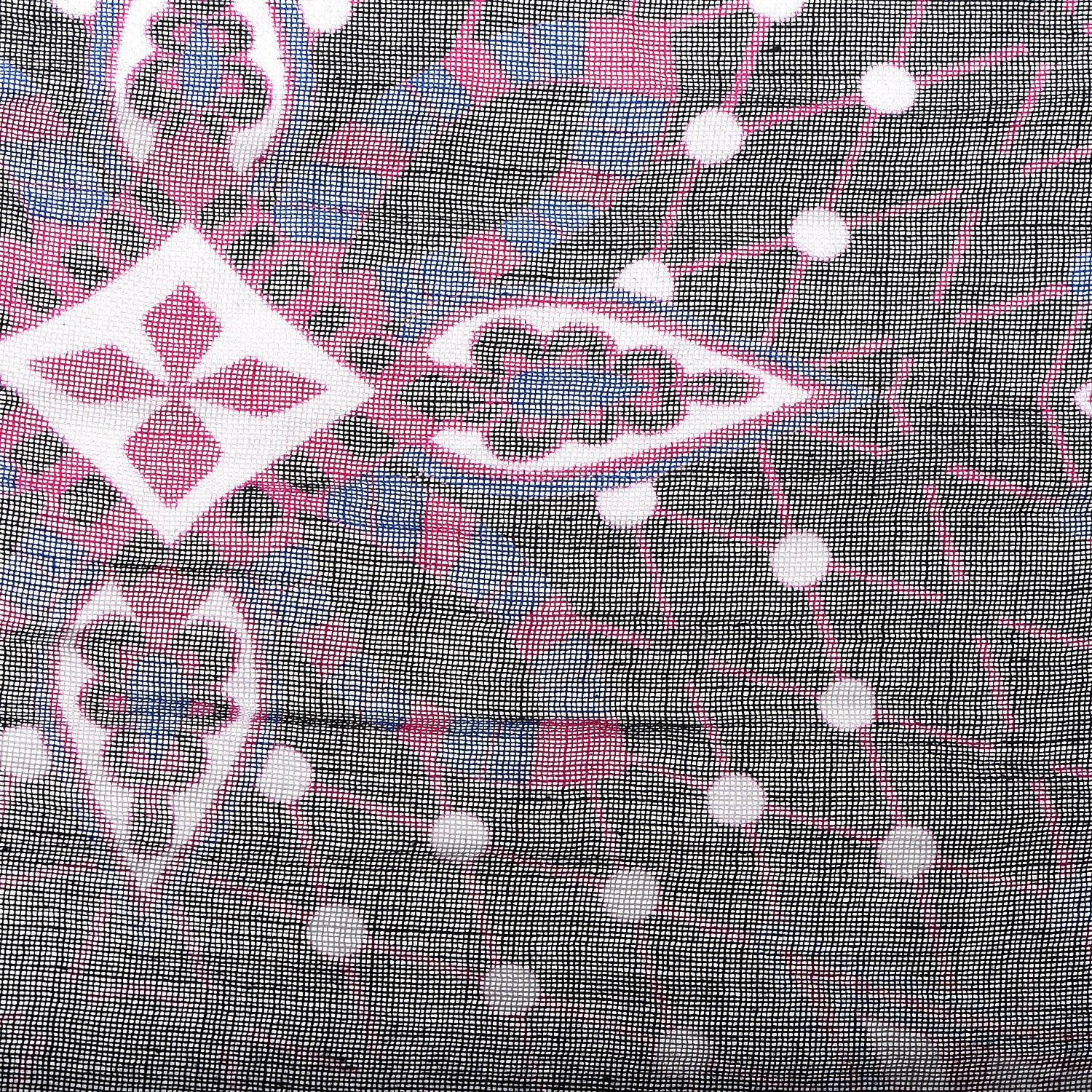 Louis Vuitton Cotton Etole Stole Blue Nuit 8 of 9