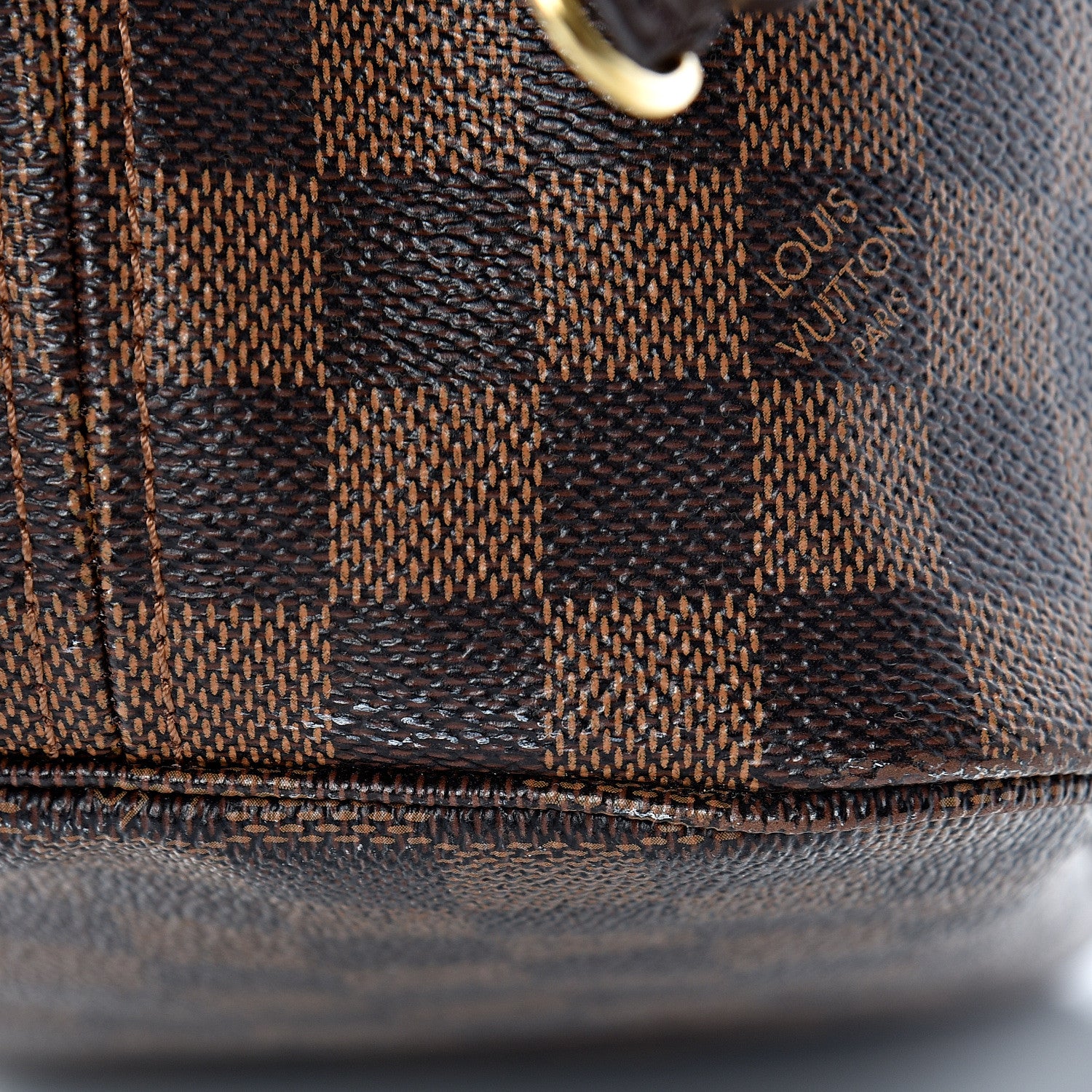 Louis Vuitton Damier Ebene Neo Neverfull MM Rose Ballerine 17 of 22