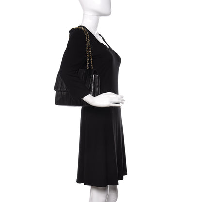 Chanel Lambskin Vertical Quilted Medium Single Flap Black 2 of 15