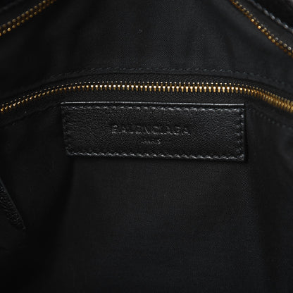 Balenciaga Chevre Gold Metallic Edge Hardware Velo Black 5 of 7