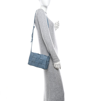 Bottega Veneta Denim Maxi Intrecciato Cassette Crossbody Bag Washed Indigo 2 of 10