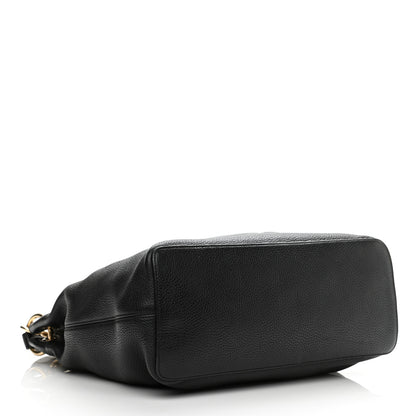 Gucci Pebbled Calfskin Large Soho Hobo Black 3 of 12