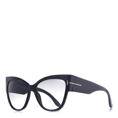 Tom Ford Acetate Anoushka Cat Eye Sunglasses TF371 Black 1 of 7