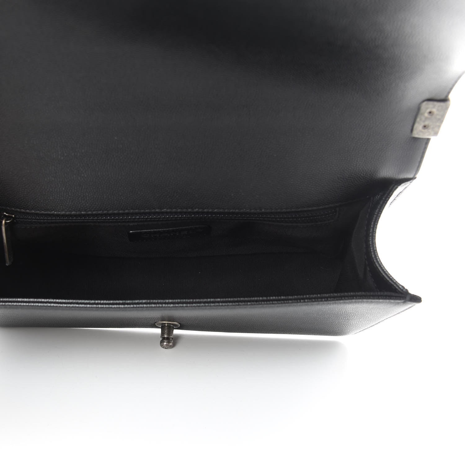 Chanel Caviar Quilted New Medium Boy Flap Black 5 of 12
