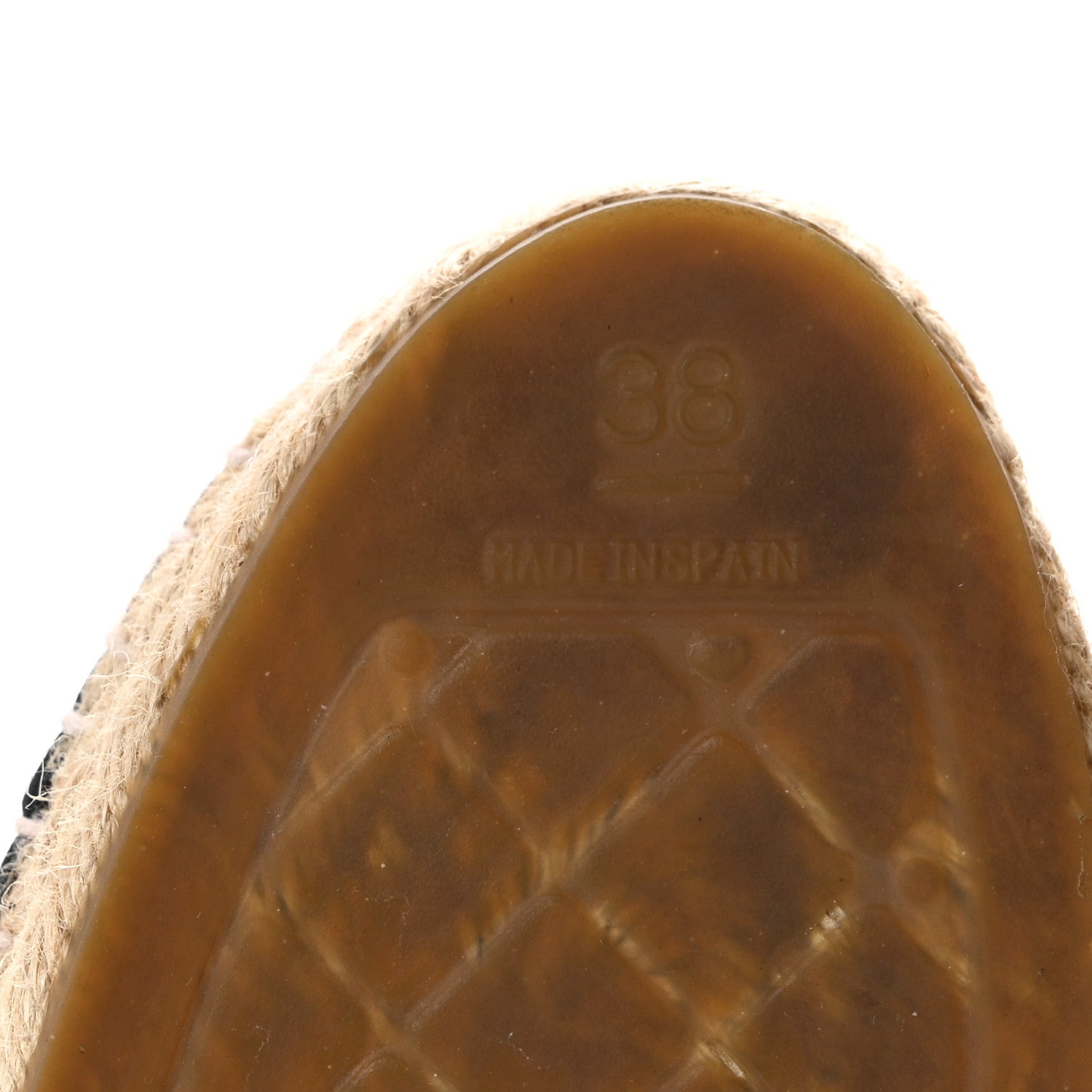 Chanel Lambskin CC Espadrilles 38 Black 7 of 10