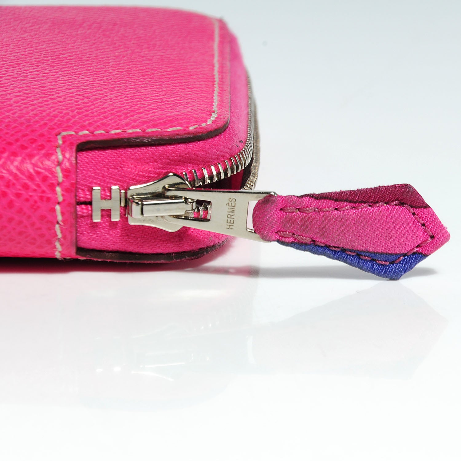 Hermes Epsom Silk'in Wallet Rose Tyrien 3 of 11
