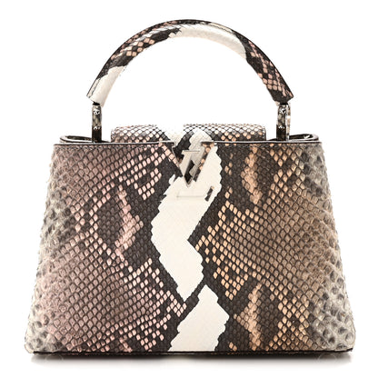 Louis Vuitton Snakeskin Capucines BB Naturel Multicolor 1 of 9
