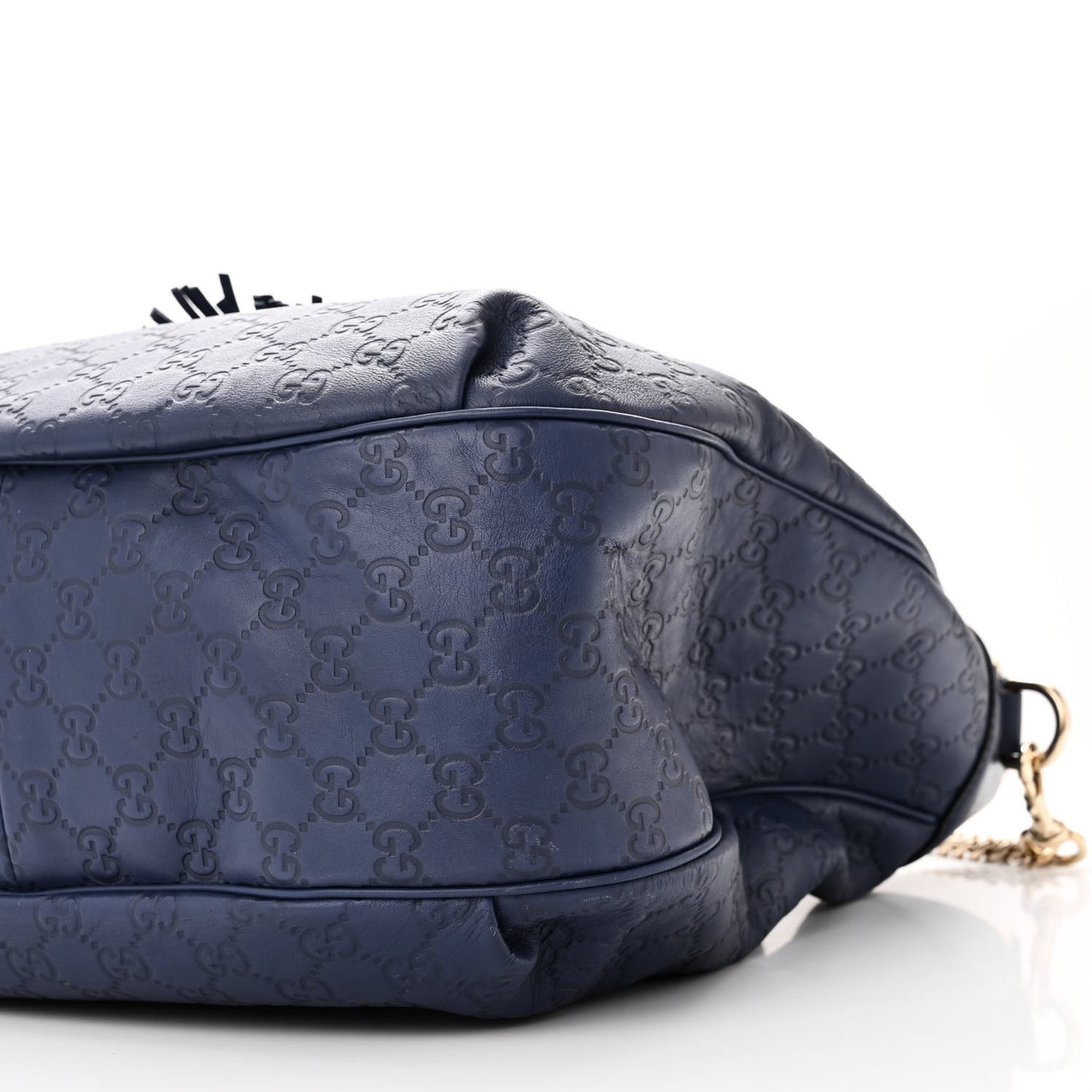 Guccissima Medium Emily Hobo Blue