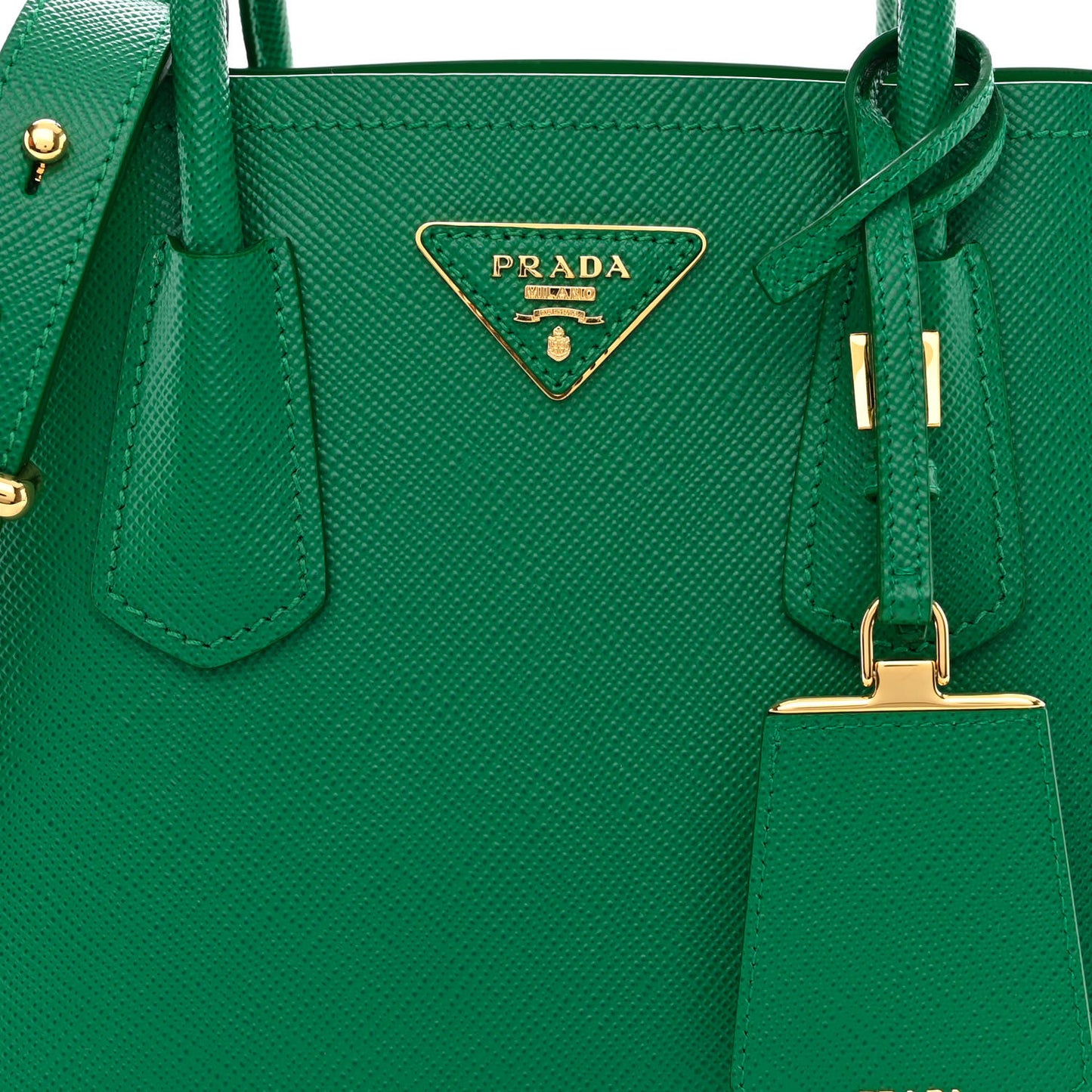 Saffiano Cuir Mini Double Bag Mango