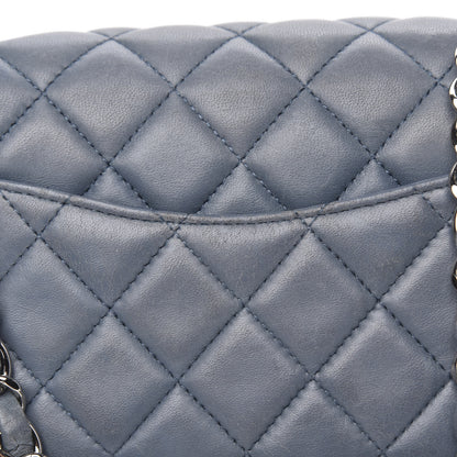 Chanel Lambskin Quilted Mini Square Flap Blue 11 of 16