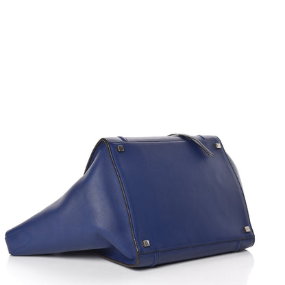 Celine Supple Calfskin Medium Phantom Luggage Indigo 4 of 10