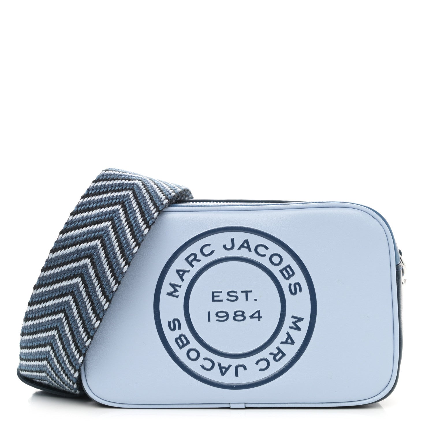 Marc Jacobs Calfskin Signet Flash Camera Bag Blue 1 of 10