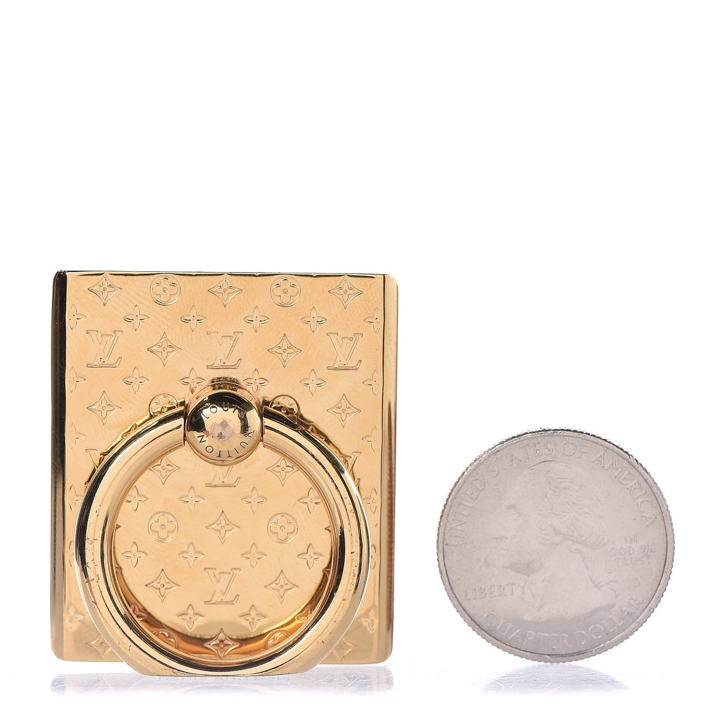 Nanogram Phone Ring Holder Gold