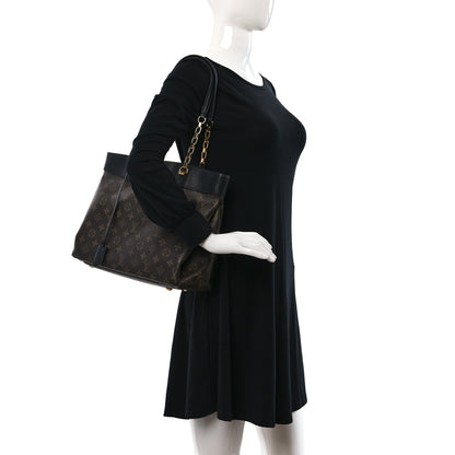 Louis Vuitton Monogram Pallas Shopper Black 3 of 14