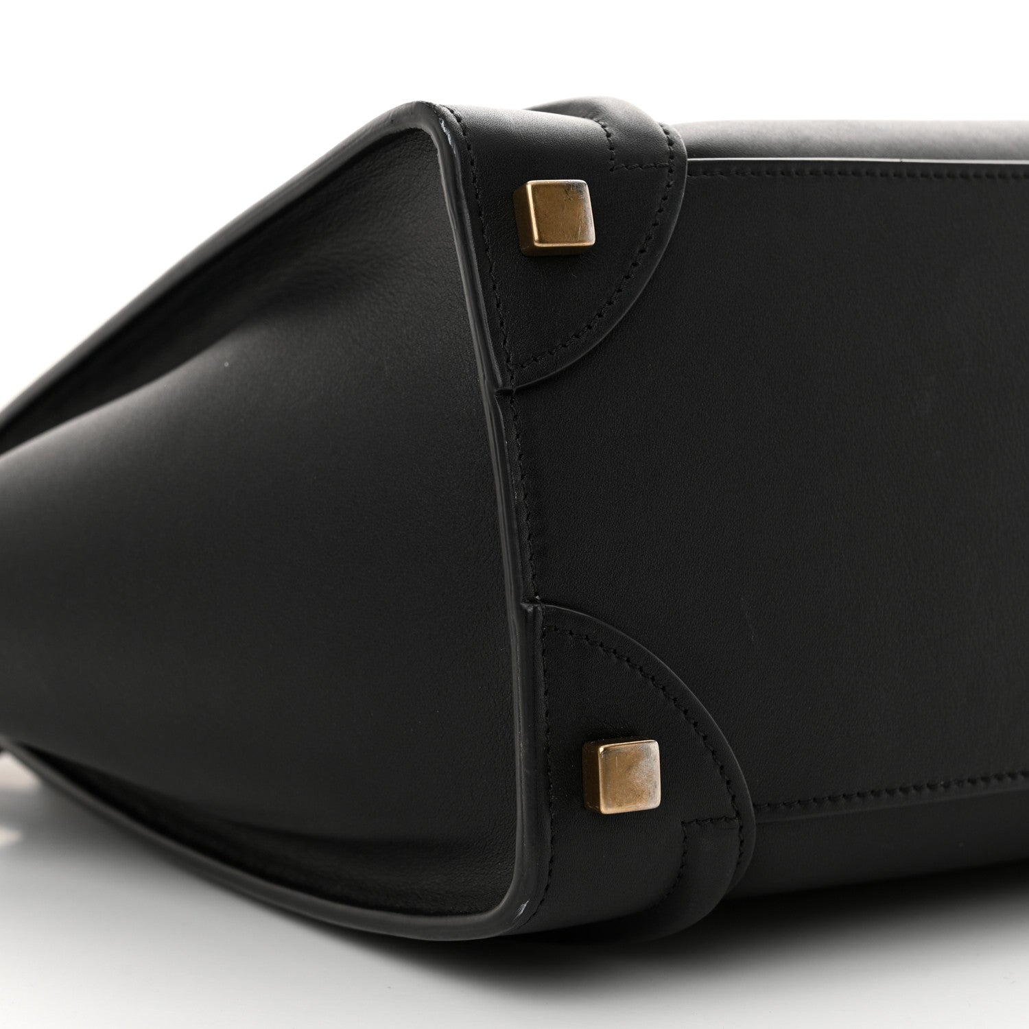Celine Smooth Calfskin Micro Luggage Black 8 of 10
