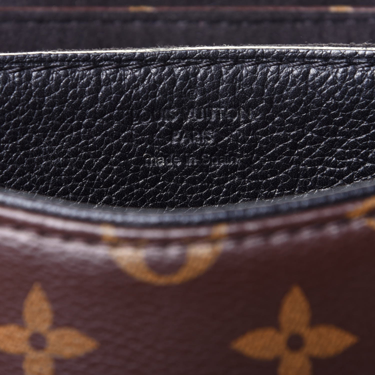 Louis Vuitton Monogram Pallas Chain Black 6 of 12