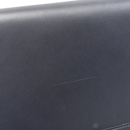 Saint Laurent Box Calfskin Monogram Medium Solferino Satchel Deep Marine 12 of 13