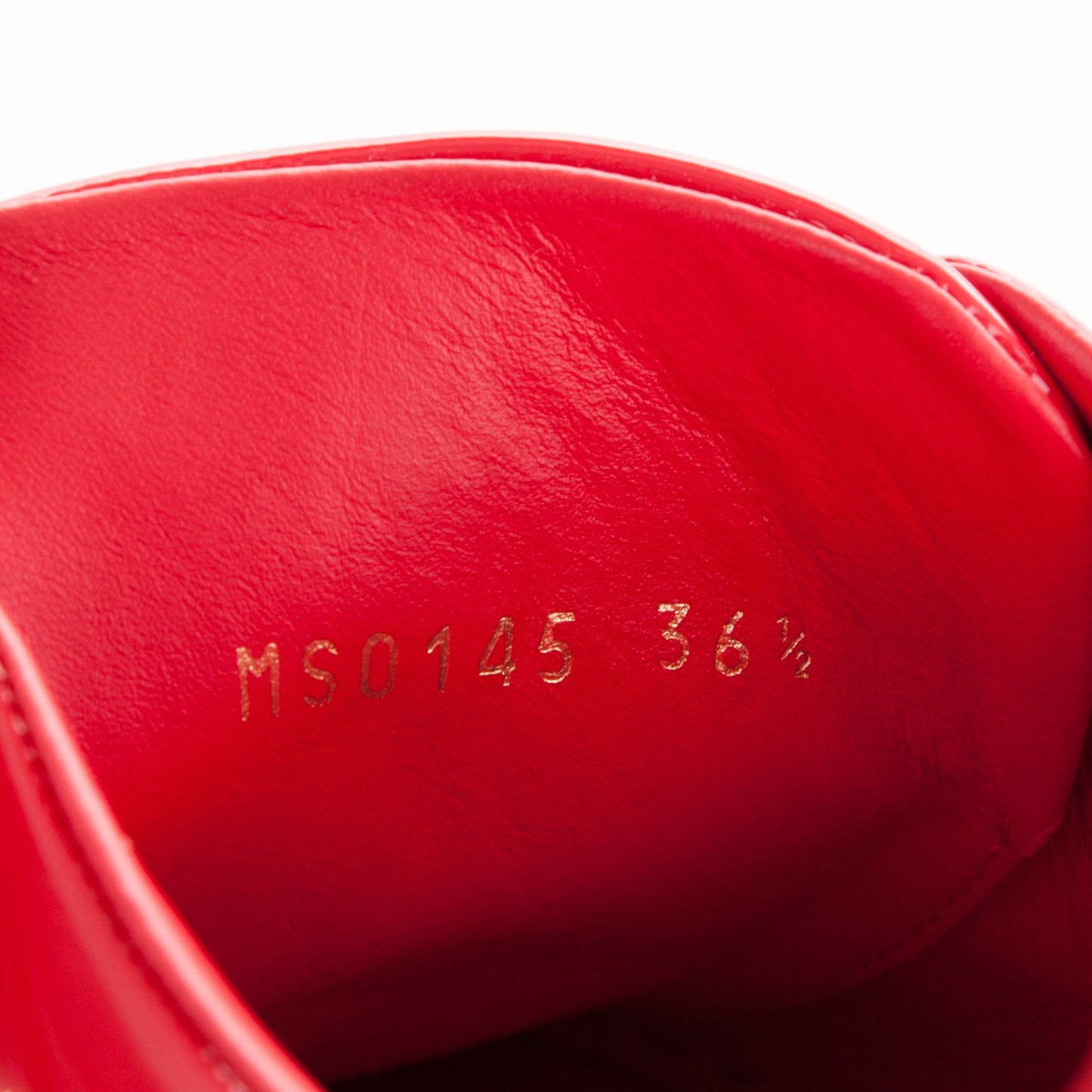 Patent Calfskin Frontrow Sneakers 36.5 Rouge