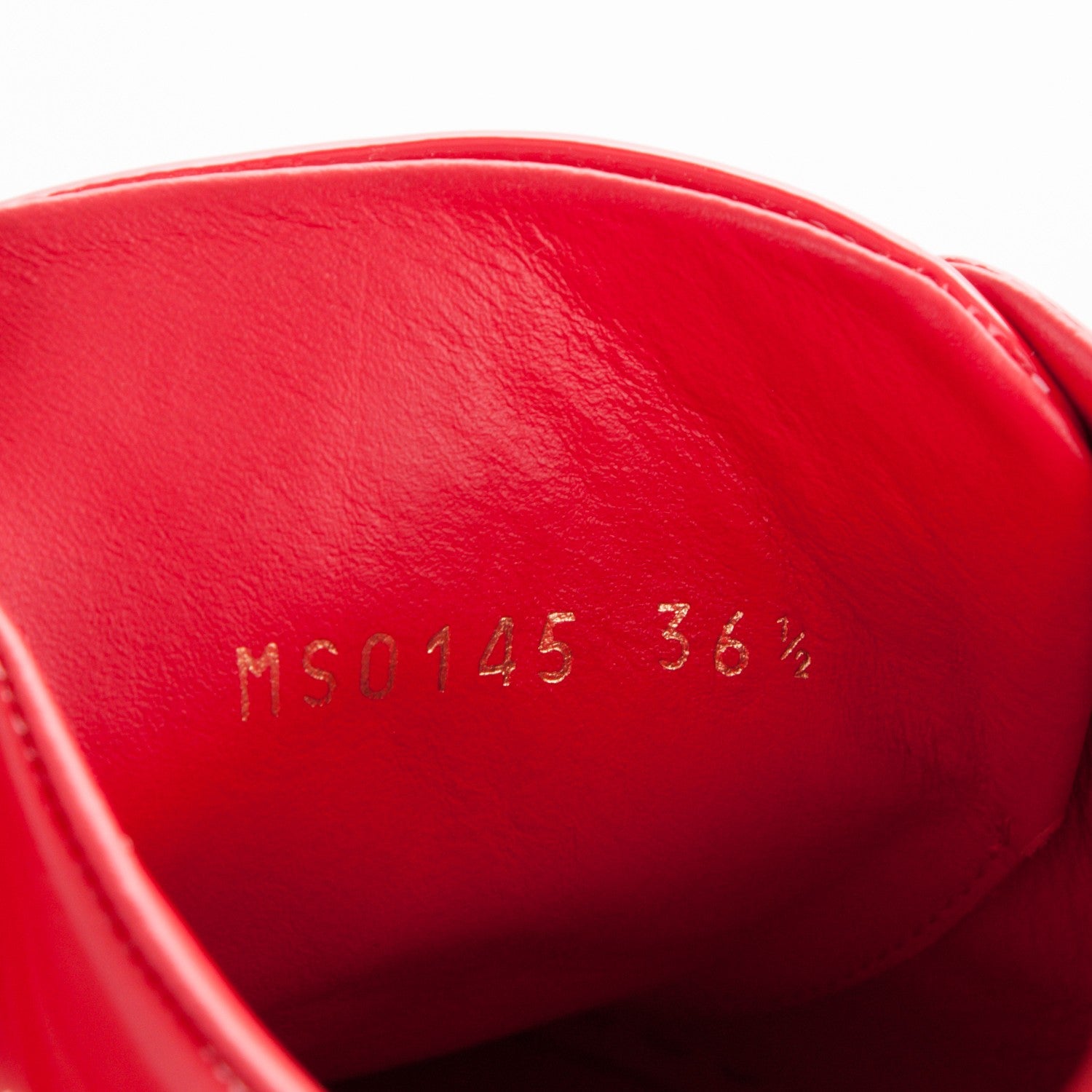 Louis Vuitton Patent Calfskin Frontrow Sneakers 36.5 Rouge 8 of 8
