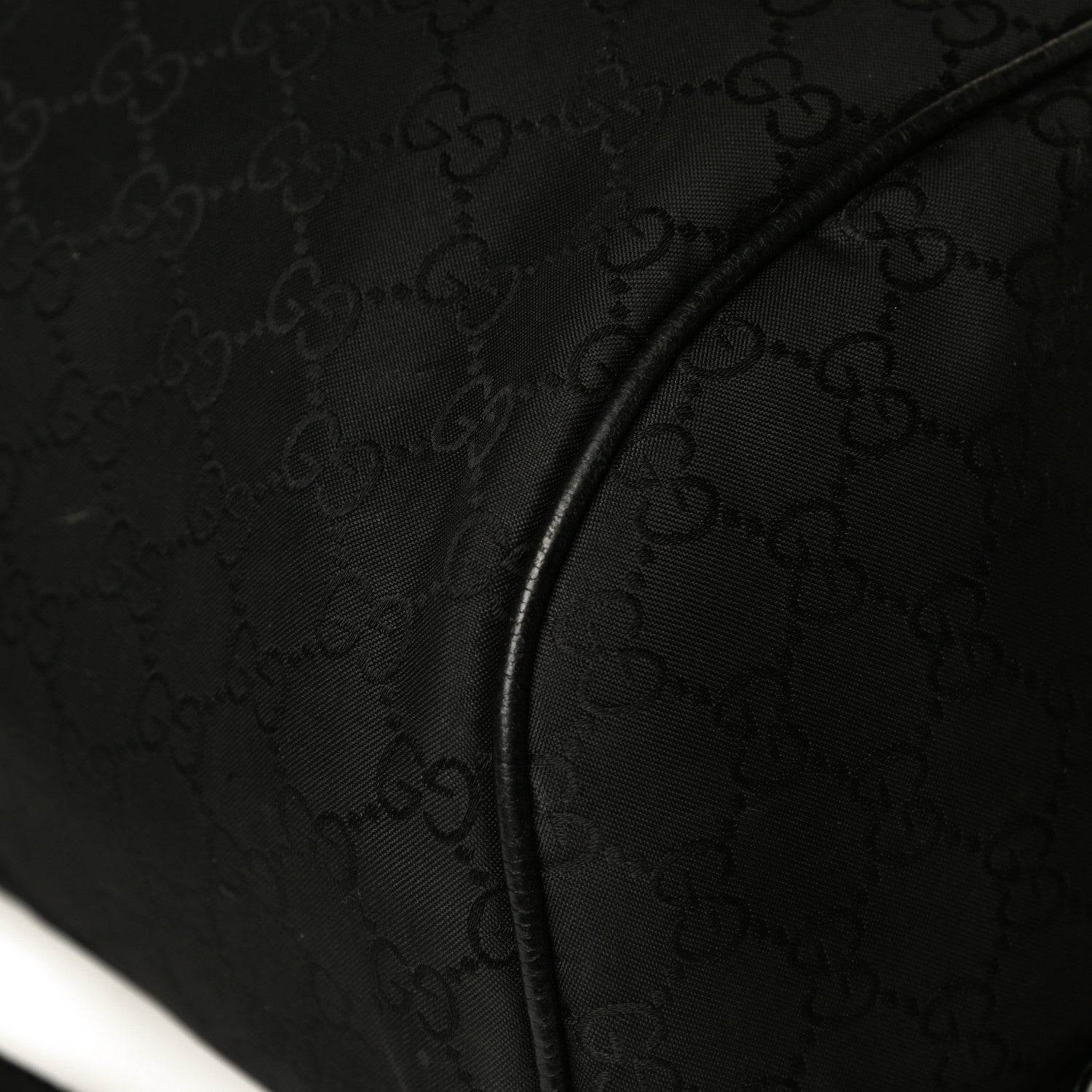 Gucci Nylon Monogram Slim Backpack Black 12 of 17