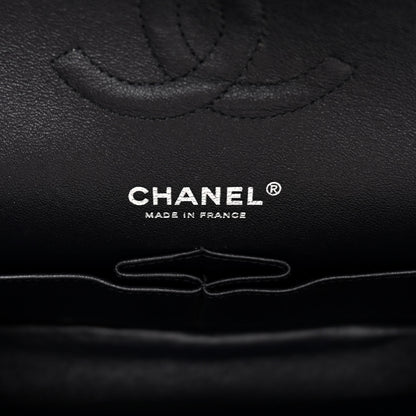 Chanel Tweed Chevron Quilted Medium Double Flap Multicolor 6 of 10