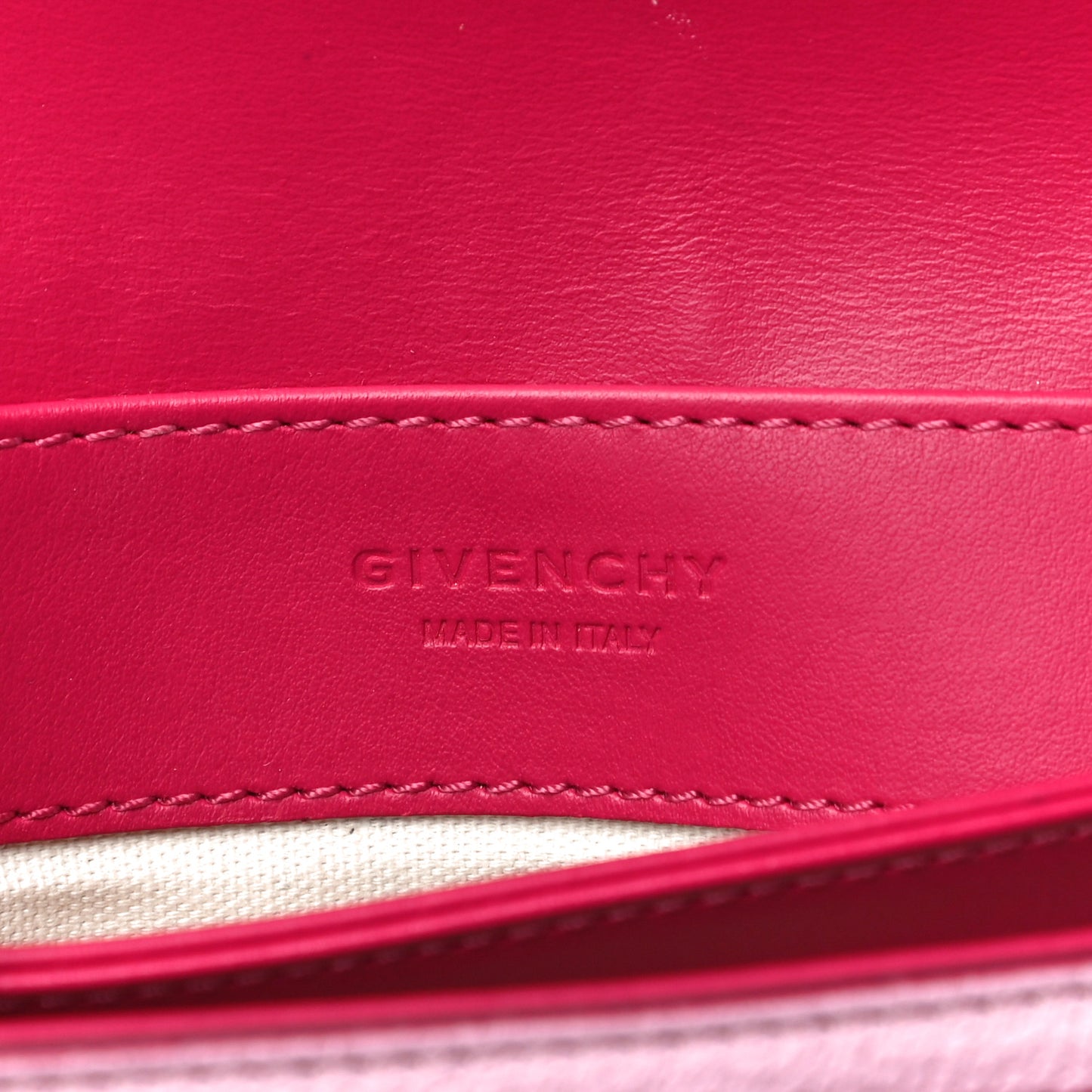 Calfskin Duetto Crossbody Bag Bright Pink