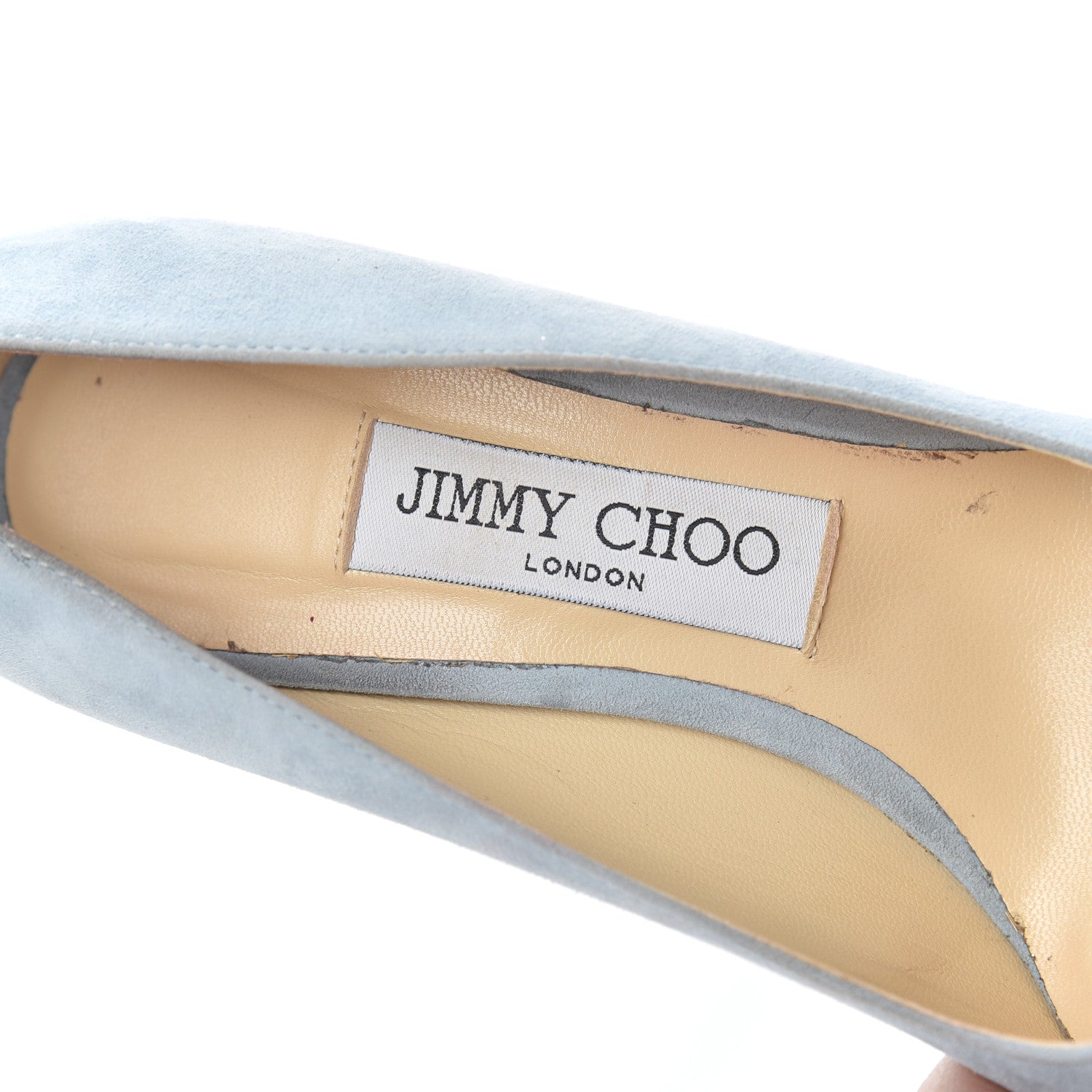 Jimmy Choo Suede Romy Pumps 36.5 Blue 6 of 17