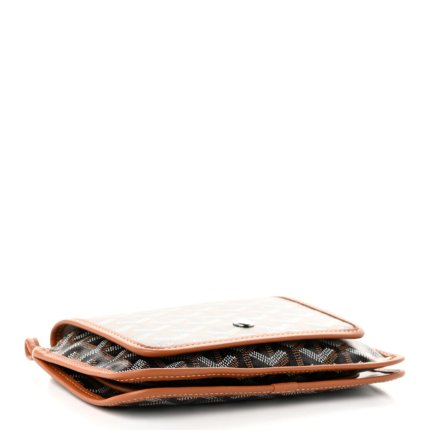 Goyardine Plumet Wallet Clutch Black Gold