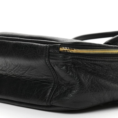 Balenciaga Agneau S Blanket Square Tote Black 9 of 10