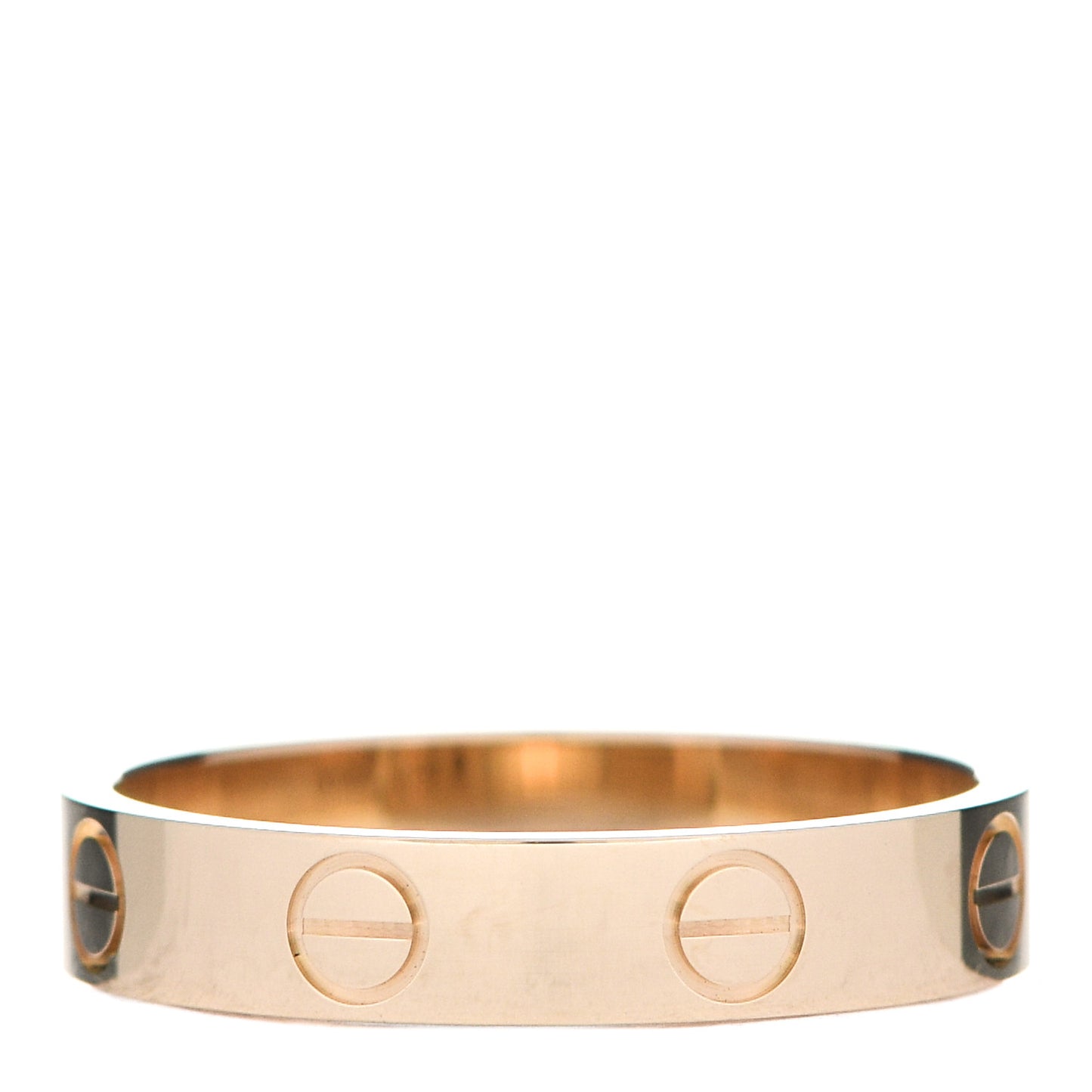 18K Yellow Gold 3.5mm LOVE Wedding Band Ring 52 6