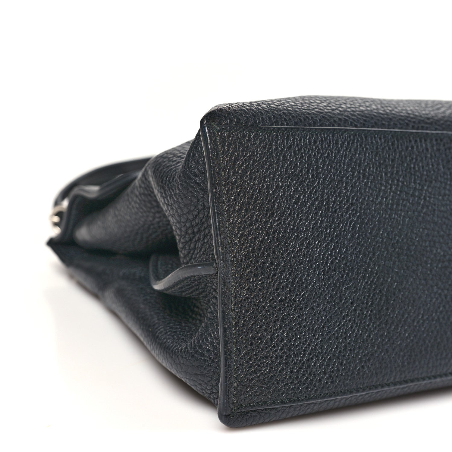 Gucci Cellarius Calfskin Medium Bamboo Daily Top Handle Bag Black 8 of 9