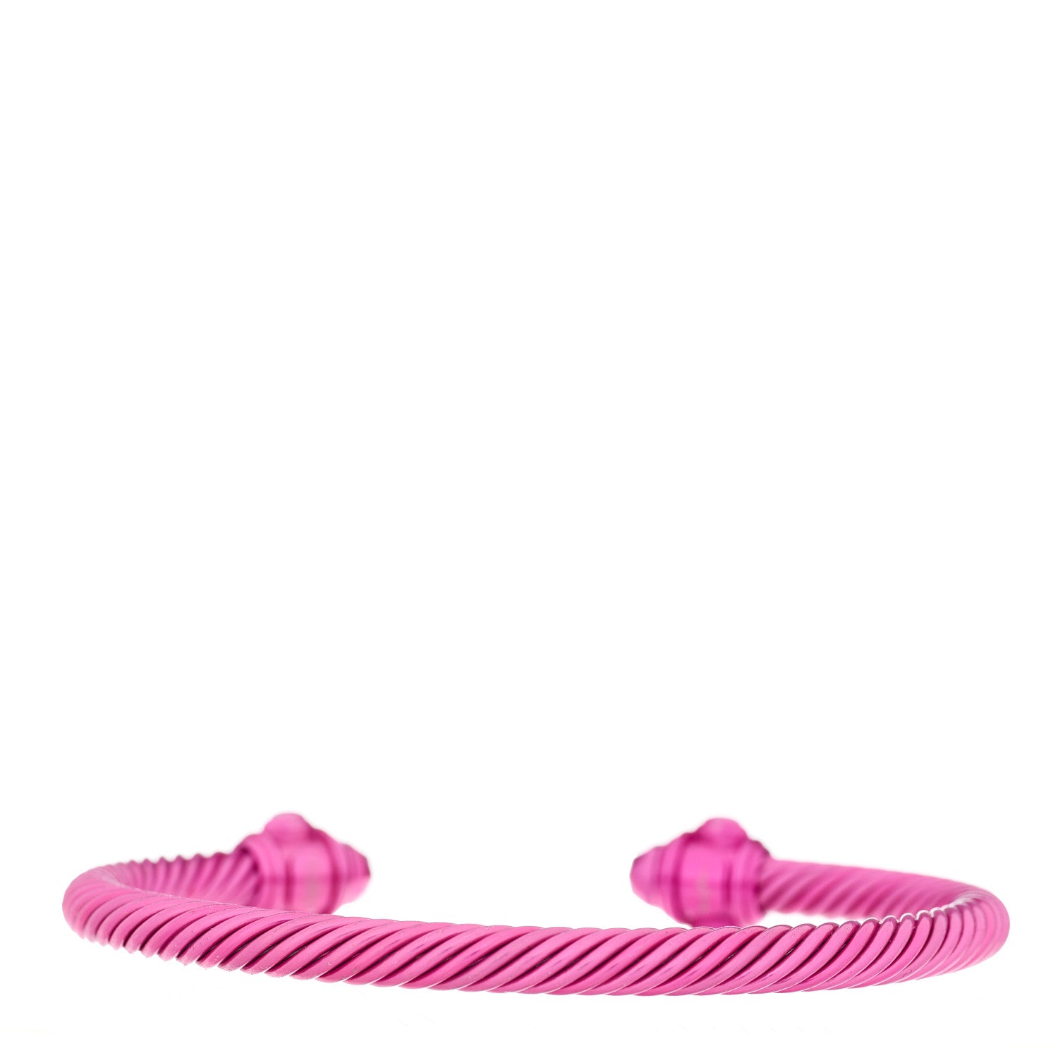 David Yurman Aluminum 5mm Renaissance Bracelet Hot Pink 2 of 5