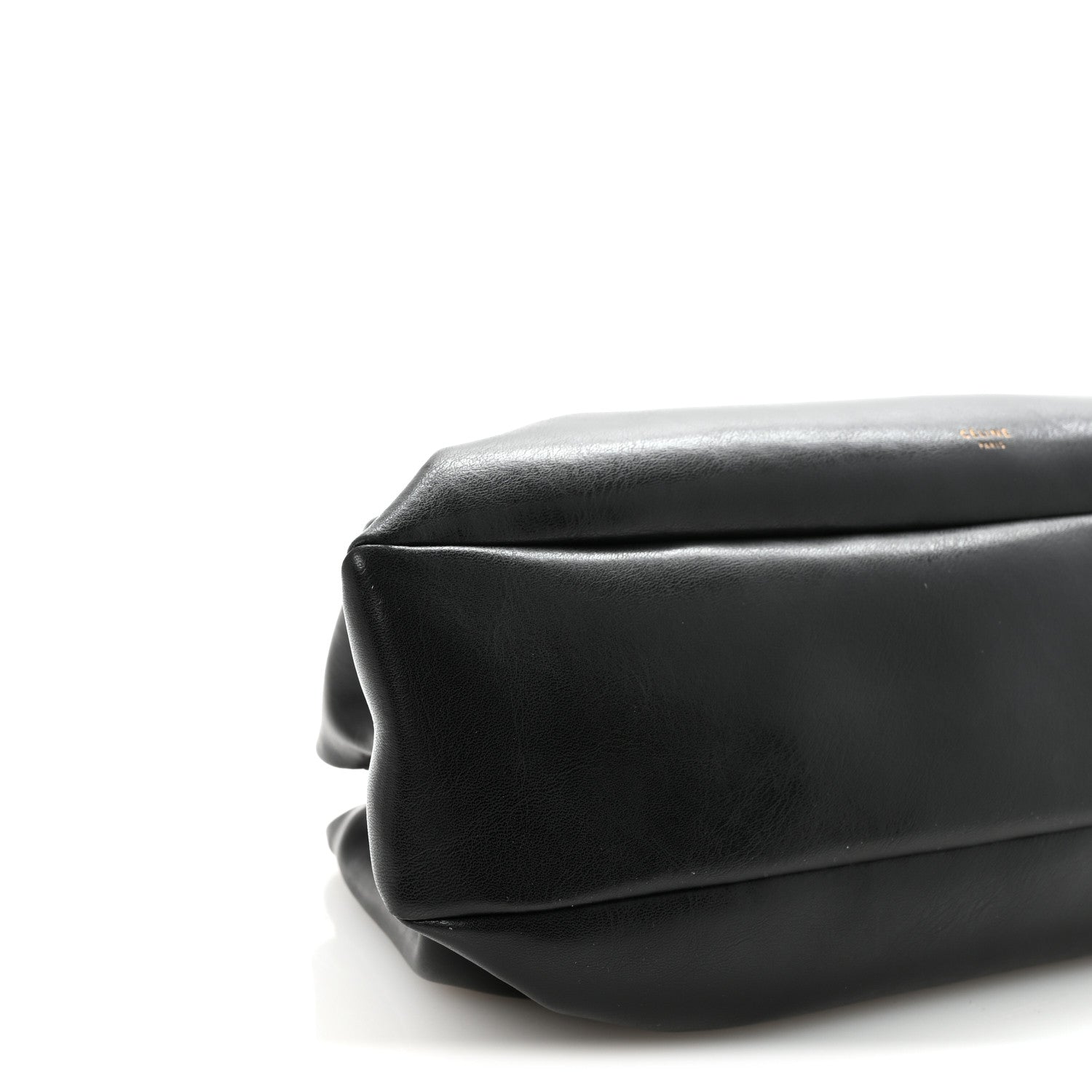 Celine Smooth Calfskin Eyelet Small Top Handle Bag Black 9 of 10
