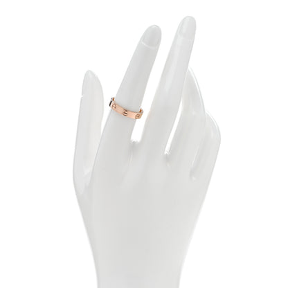 Cartier 18K Pink Gold 3.5mm LOVE Wedding Band Ring 55 7.25 2 of 5
