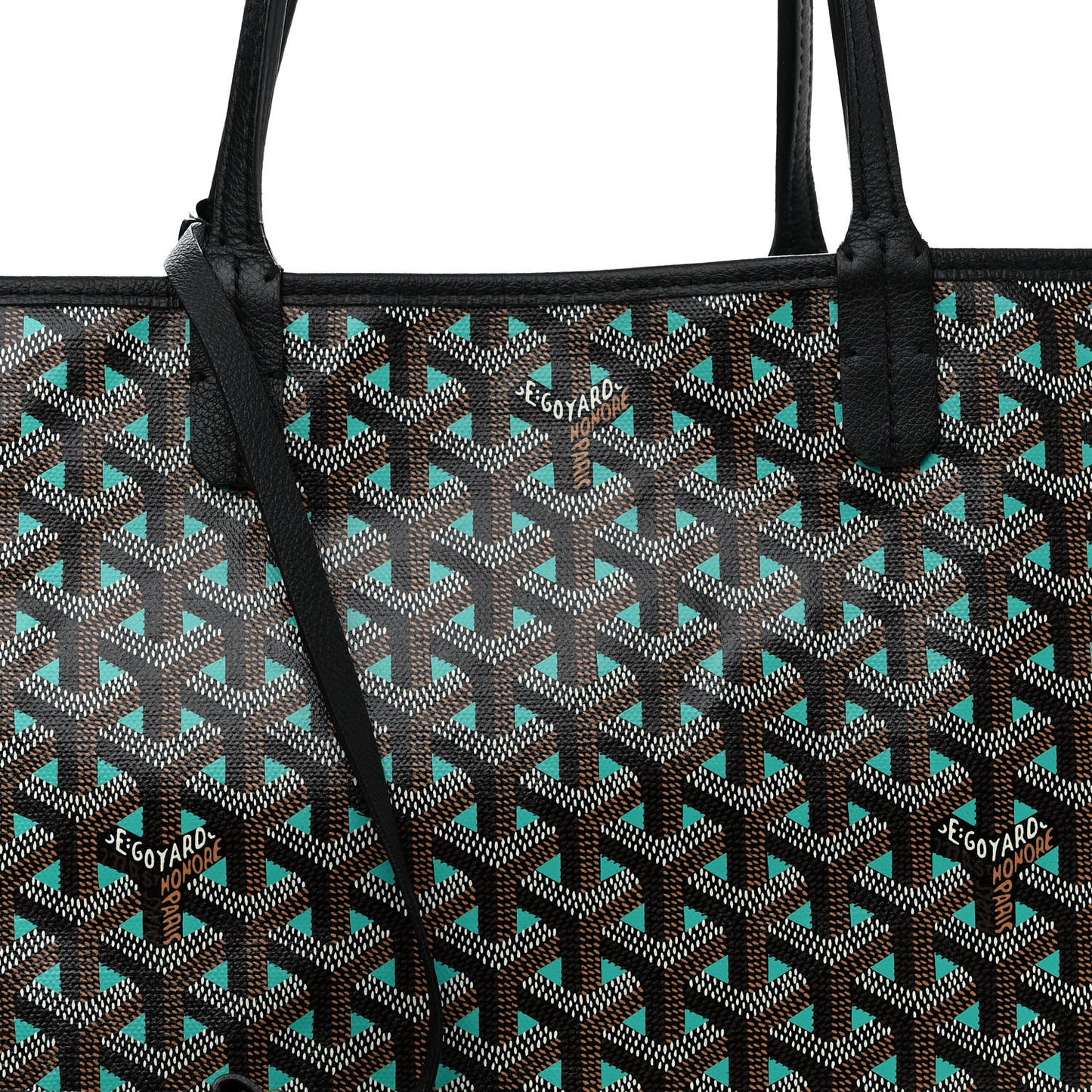 Goyardine Saint Louis Claire Voie PM Black Blue