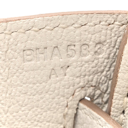 Hermes Togo Birkin 25 Gris Pale 7 of 12