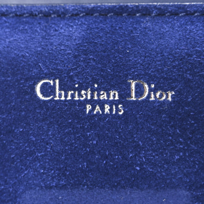 Christian Dior Suede Large Diorever Flap Navy 6 of 9