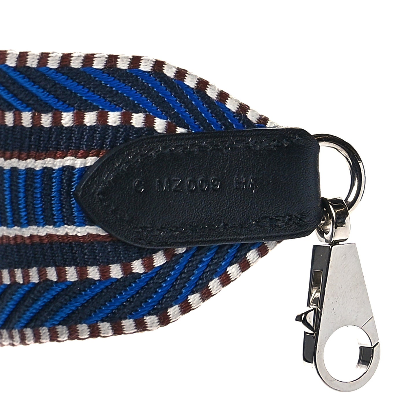 Toile Swift 50mm Sangle Cavale Shoulder Strap Bleu Zellige Indigo Black