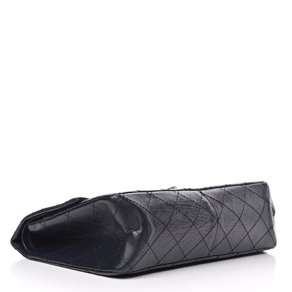 Chanel Aged Calfskin Quilted 2.55 Reissue 226 Flap Navy Blue 4 of 10