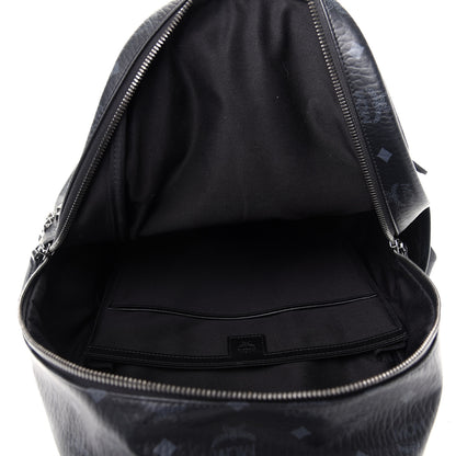 MCM Visetos Medium Side Studs Stark Backpack Black 4 of 8
