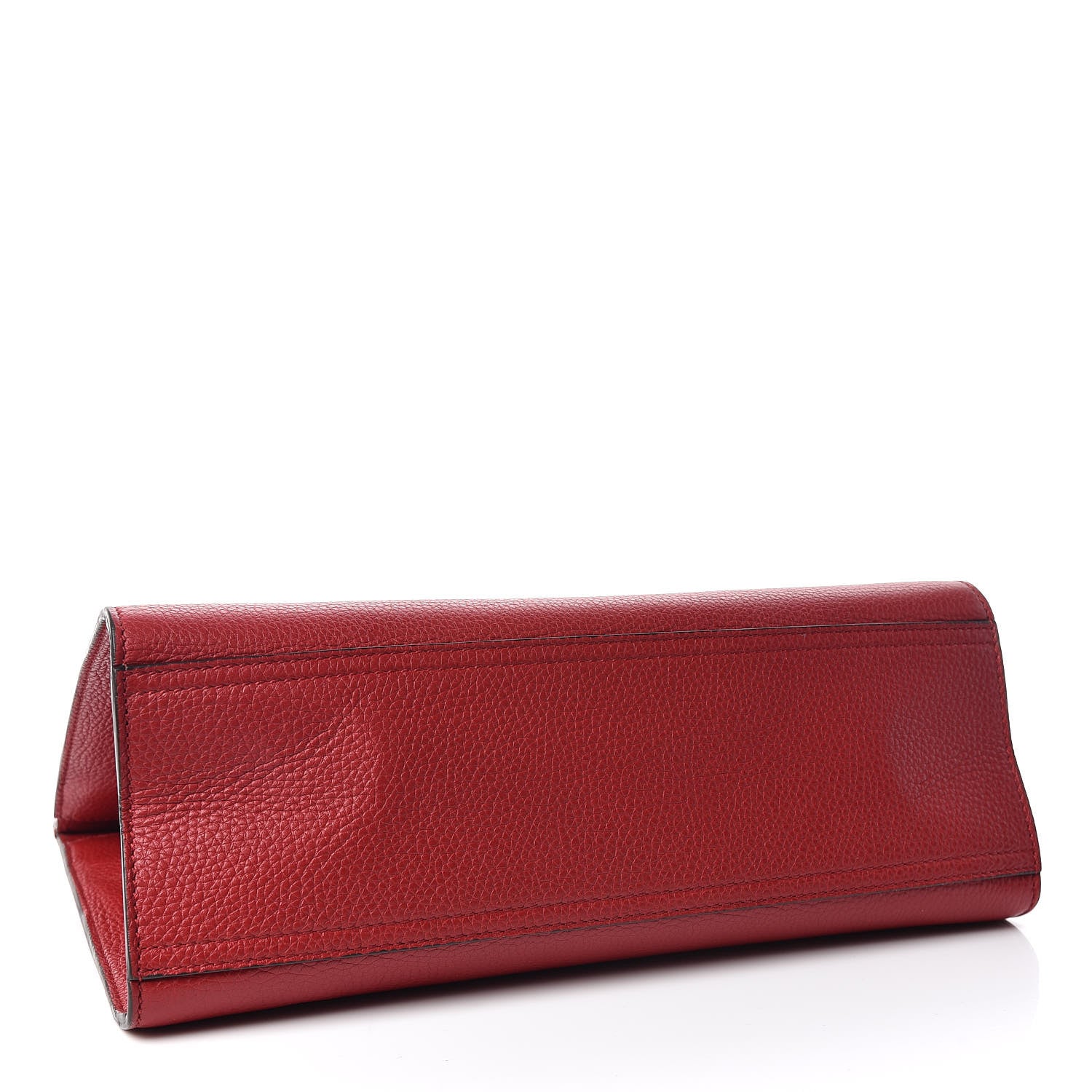 Gucci Calfskin Small GG Marmont Top Handle Bag Vulcanic Red 5 of 10