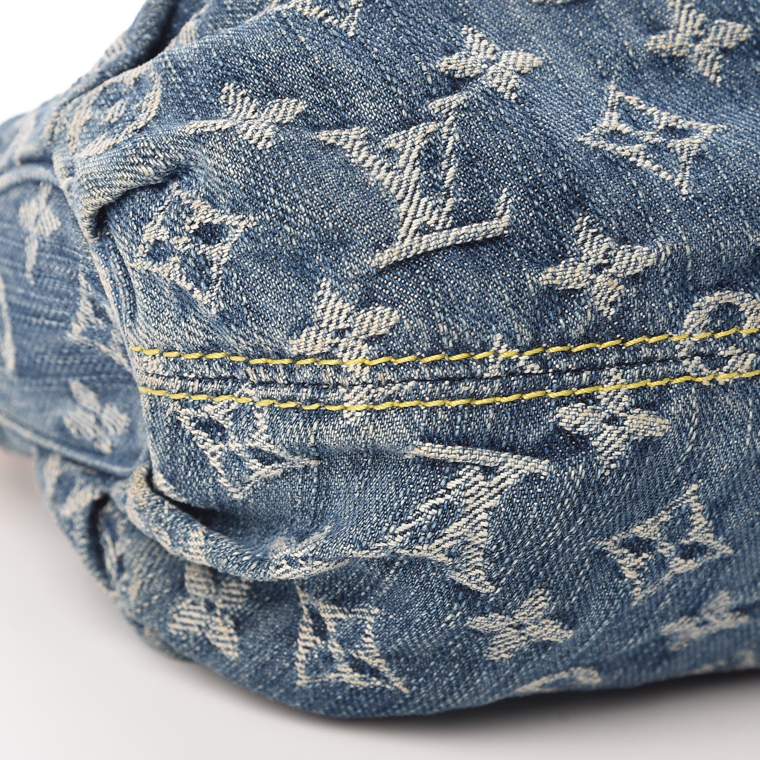 Louis Vuitton Monogram Denim Pleaty Blue 10 of 15