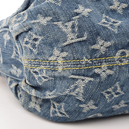 Louis Vuitton Monogram Denim Pleaty Blue 10 of 15