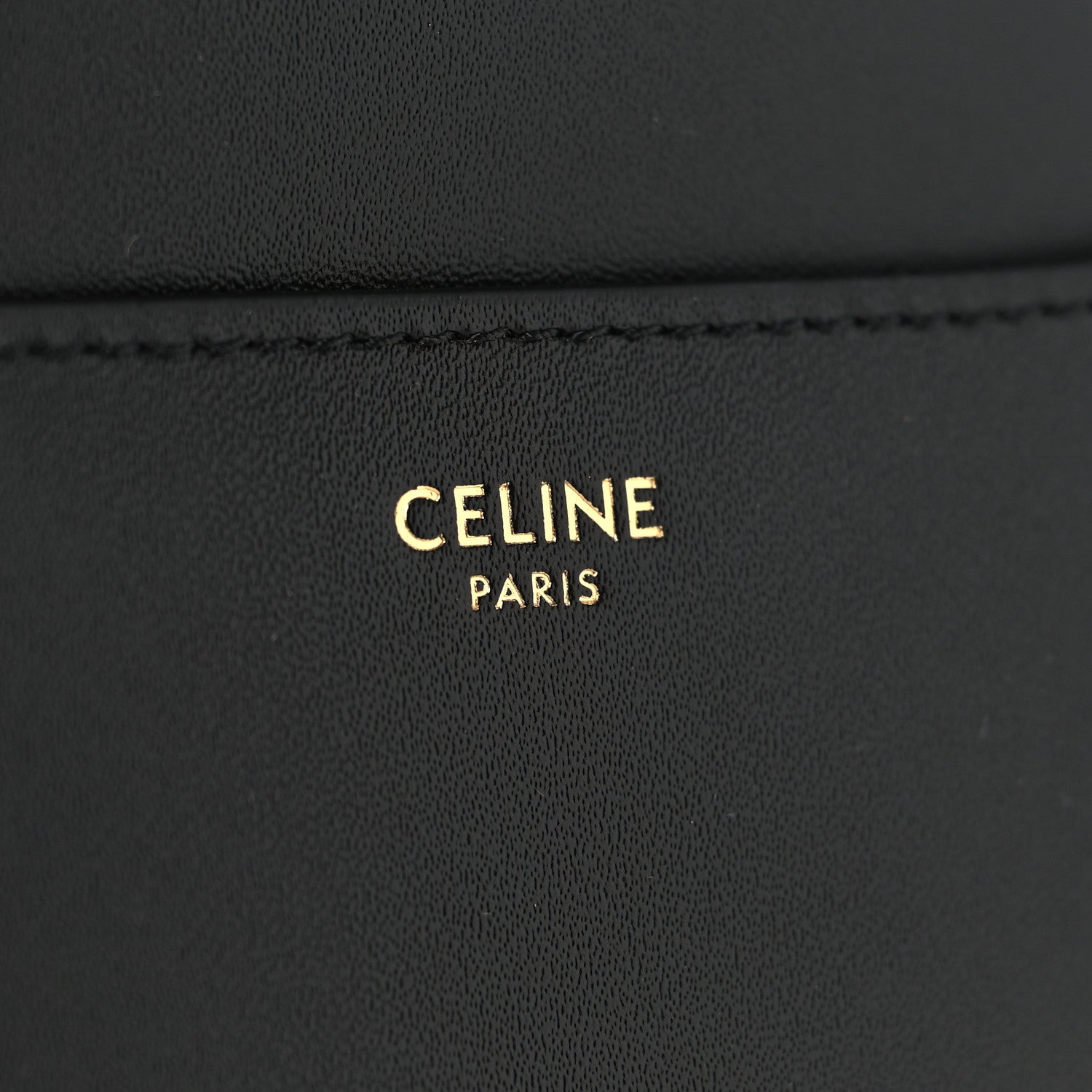 Celine Satinated Calfskin Small 16 Top Handle Bag Black 5 of 10