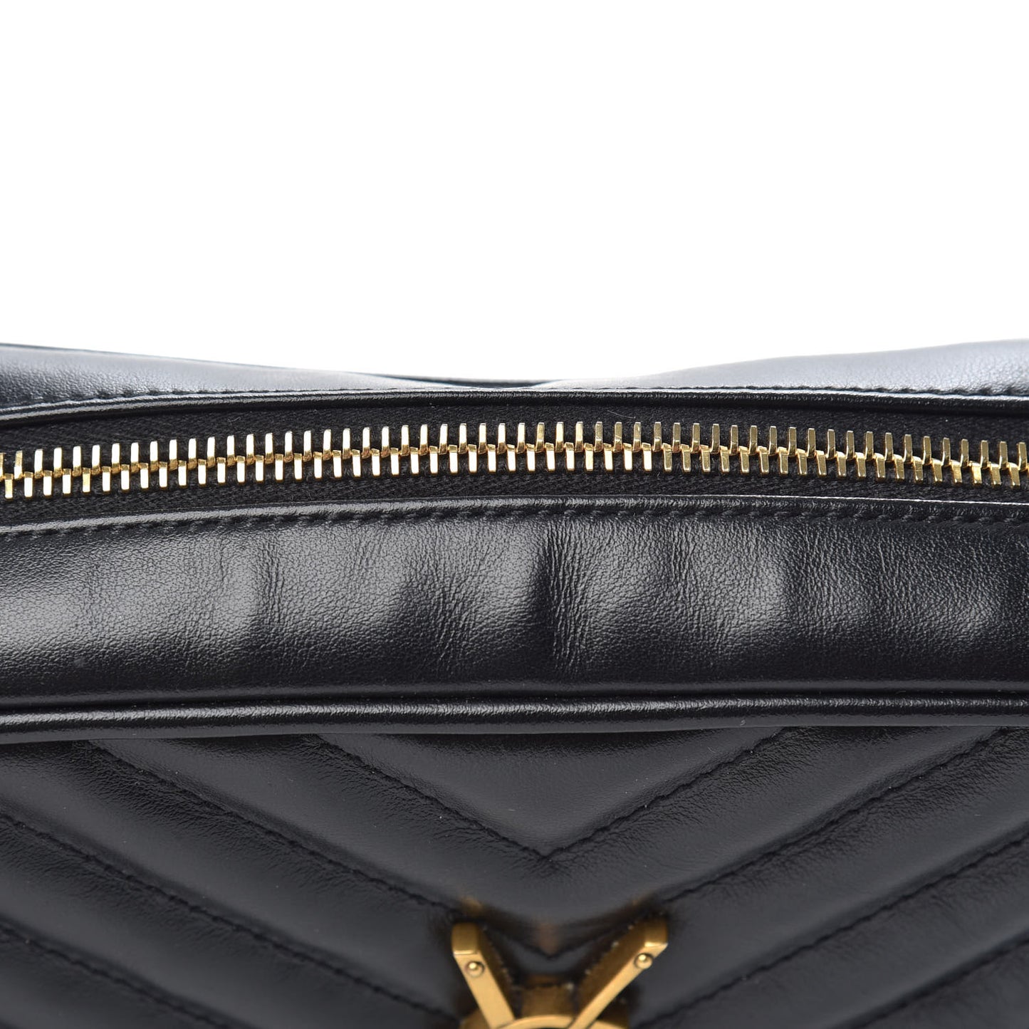 Calfskin Matelasse Monogram Lou Camera Bag Black