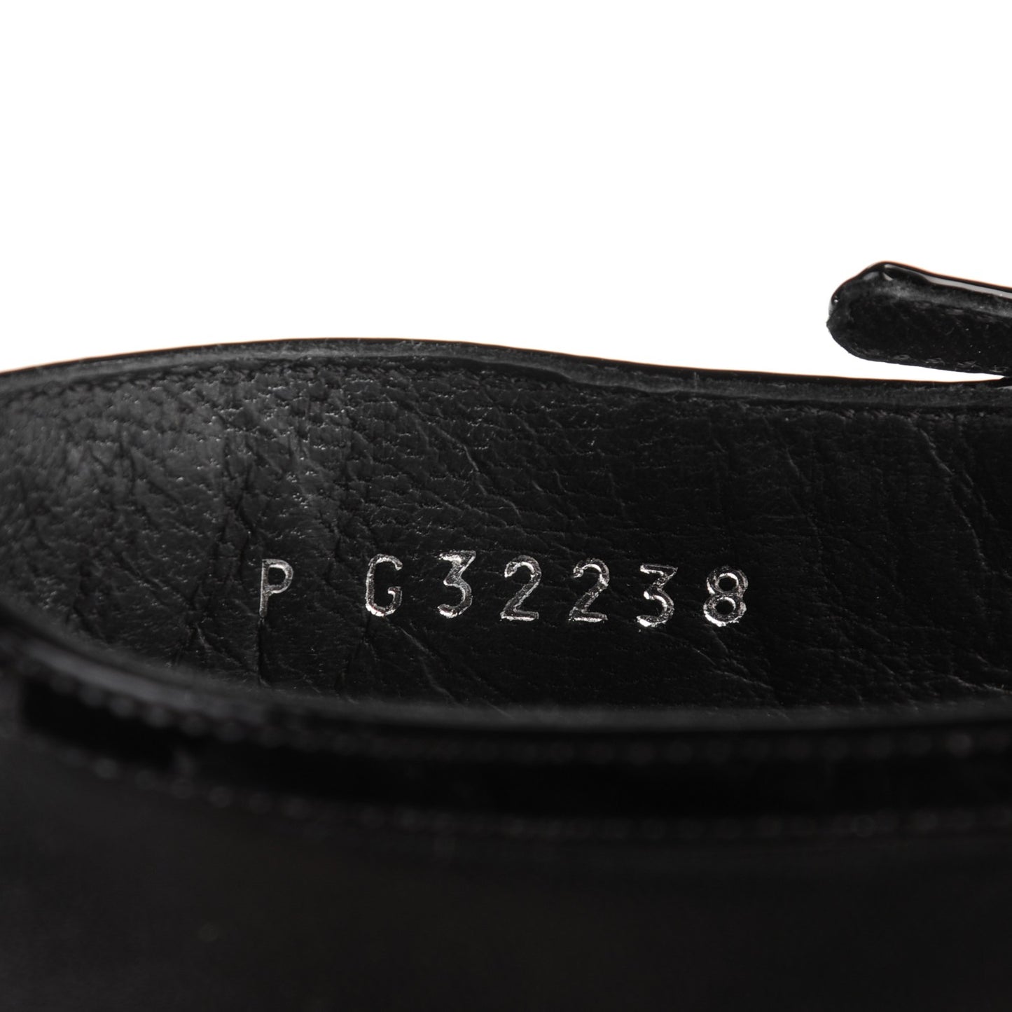 Patent Calfskin Lambskin Pumps 40 Black