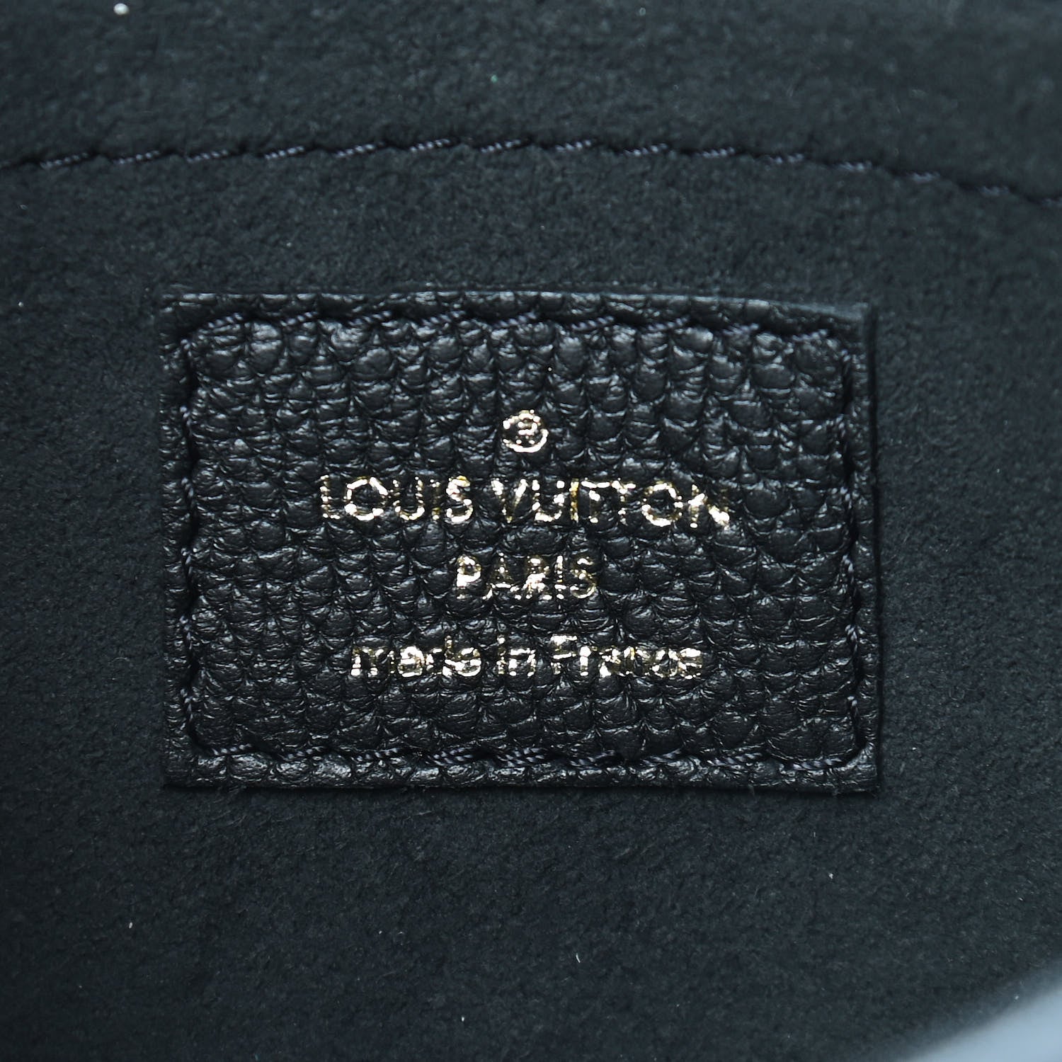 Louis Vuitton Grained Calfskin Lockme Tender Black 7 of 7