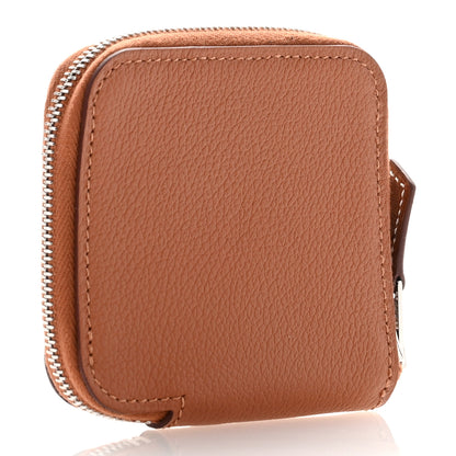Hermes Evercolor Silk'In Coin Purse Gold 3 of 7