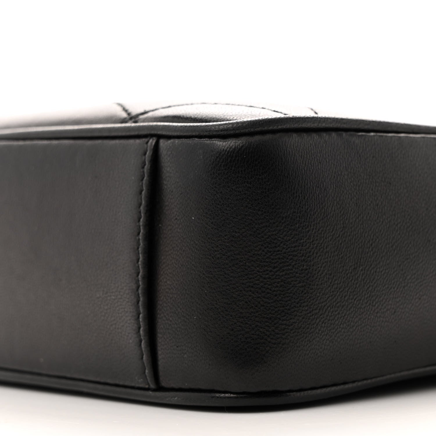 Saint Laurent Lambskin Quilted Le Maillon Chain Strap Crossbody Black 10 of 11