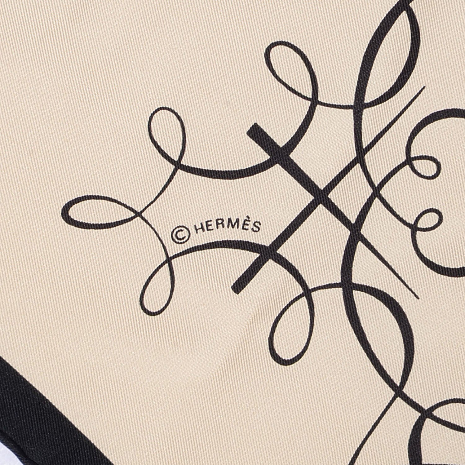 Hermes Silk L'Art D'Ecrire Scarf 90 4 of 5